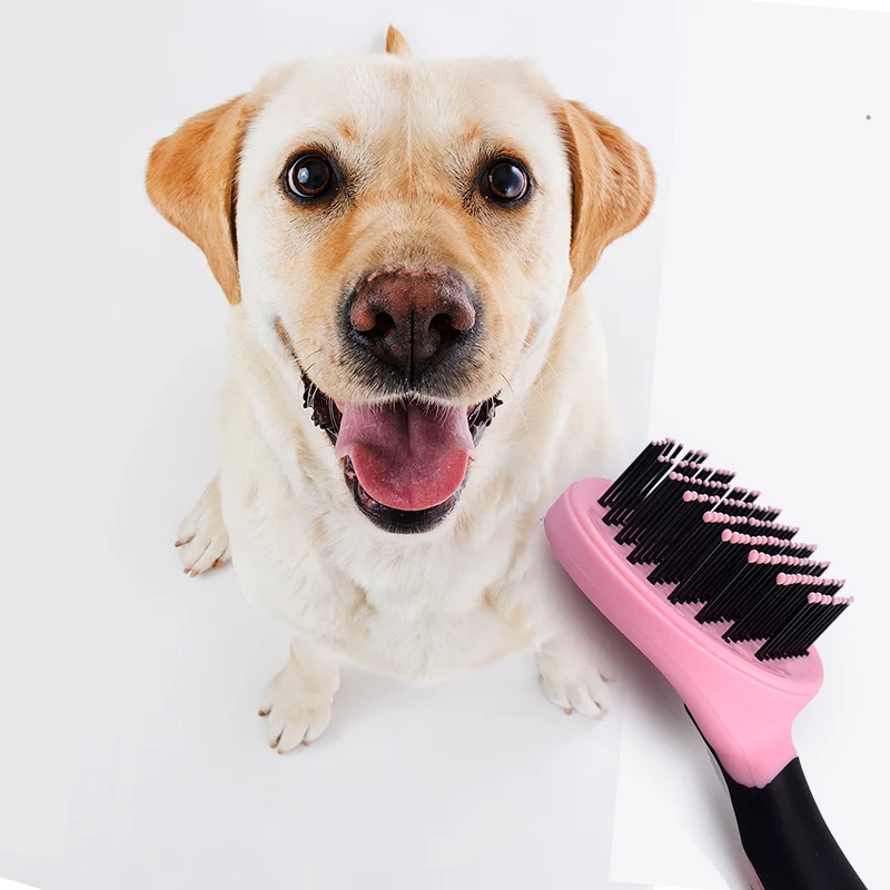 Comb for Dog Cat Gilling Bathe Massage Hair Daily Combing Brush Golden