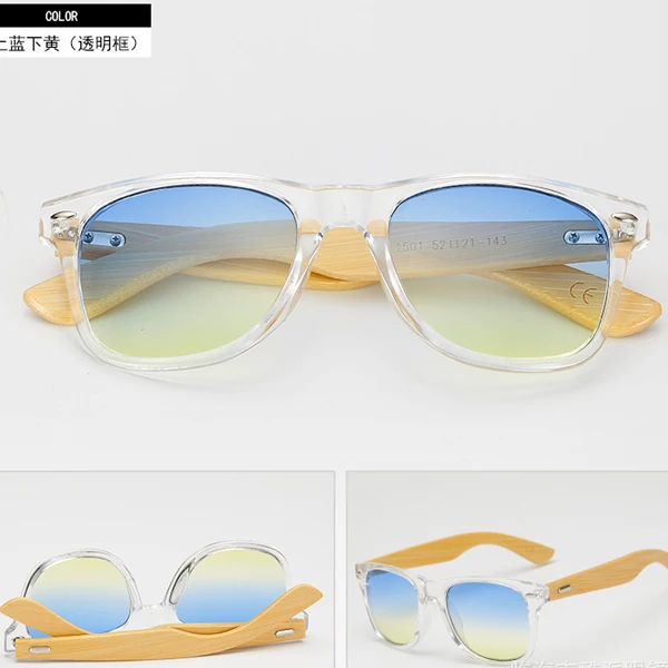 ДПЗ бренд дизайн деревянные бамбуковые Для мужчин солнцезащитные очки Для женщин солнцезащитные очки UV400 лучей очки для девочек oculos de sol masculino - Цвет линз: C10