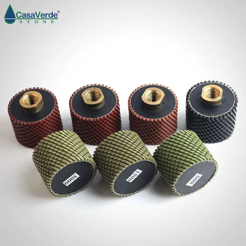 Free shipping diamond drum wheel 2 inch M14 thread wet resin grinding wheel for polishing granite marble stone hole grind Free shipping diamond drum wheel 2 inch M14 thread wet resin grinding wheel for polishing granite marble stone hole grind