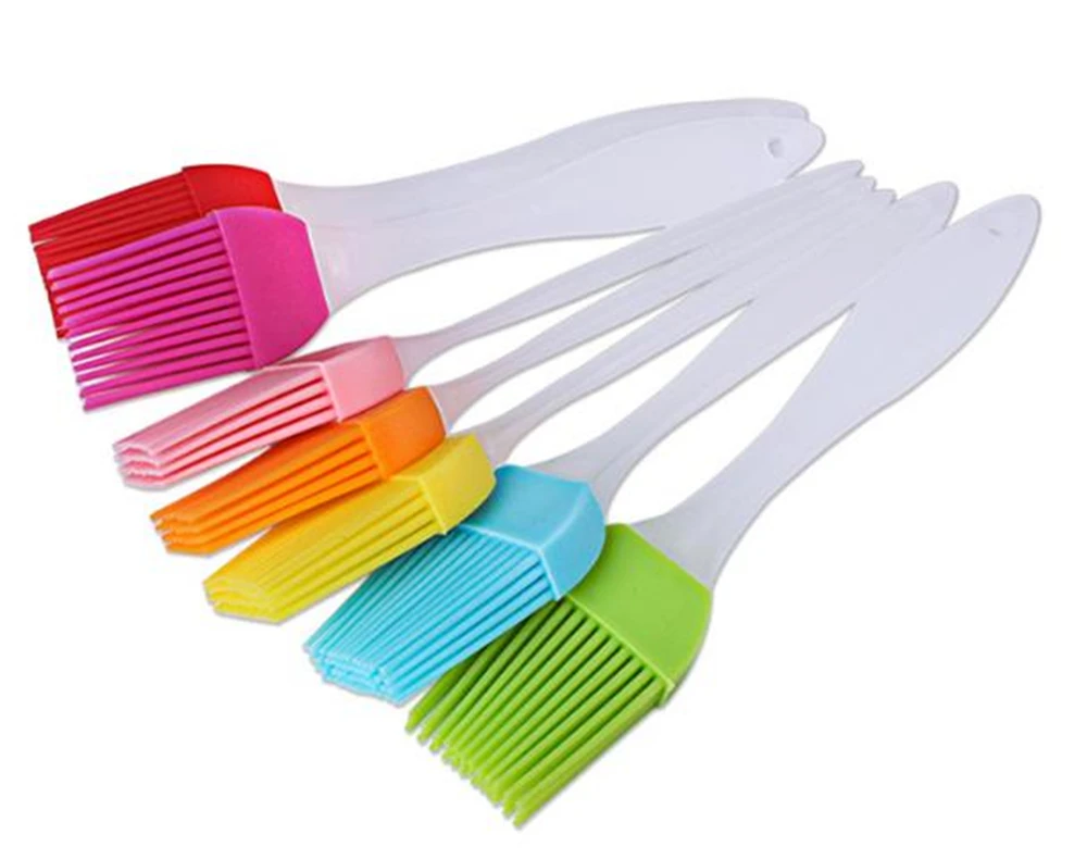 5 PCS/lot Silicone Basting Heat Resistant Food Grade Brushes for BBQ