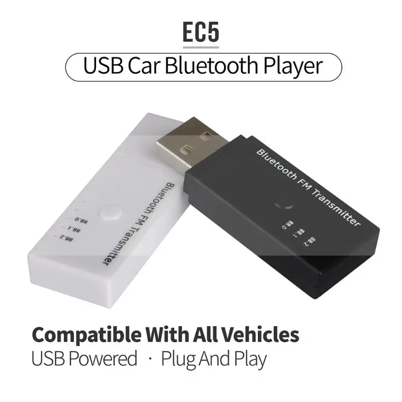 USB автомобильный V4.2+ EDR Bluetooth fm-передатчик USB зарядка радио адаптер