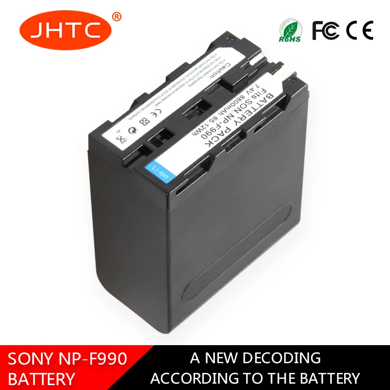 JHTC 3 шт. NP-F990 NP F990 8800 мА/ч, Камера Батарея для sony видеокамера HXR-MC1500C NEX-EA50 DSR-PD198P HVR-Z7C NX3 5 светодиодный видео светильник