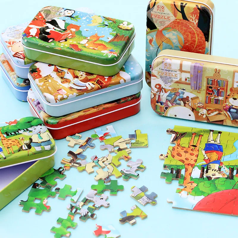 

1PCS 3D Paper Jigsaw Puzzles for Children Kids Toys Baby Educational Puzles