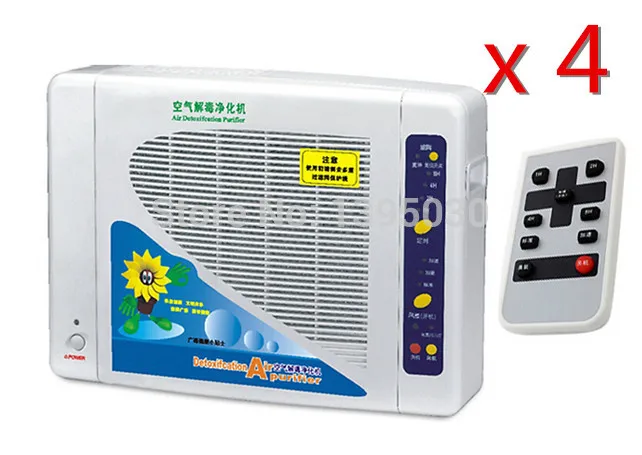 

4PCS/Lot  GL-2108 New Air Purifier with Negative ion and Ozone Air Cleaning Filter With English Manual