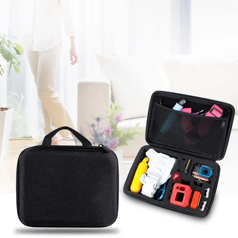 

New come M Size Portable EVA Waterproof Hard Case Box bag for GoPro Hero