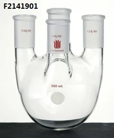 

F2141901 Flask, Round bottom,4-neck,Vertical, Capacity:100ml, Center joint:24/40, Side Joint:19/22, Front Joint:14/20