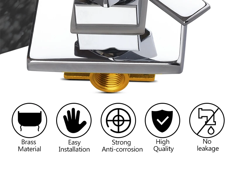 Bathroom Products In Wall Mounted Faucet Bath and Shower Mixer Valve Brass Chrome Single Function Actuated Faucet Valve (2)