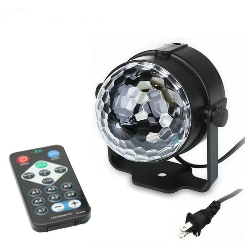 

CHENGYILT Remote Control Small Magic Ball Ligh Voice Control Small Magic For KTV Party Night Music Party Lamp Magic Ball Light