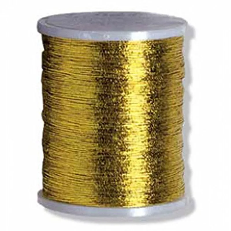 109 Yards Gold Cord Nylon Thread Cross Stitch Strong Threads For DIY Embroidery Handmade Braided Sewing Supplies