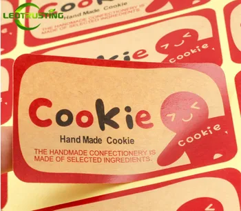 

Leotrusting 1000pcs Custom Kraft Paper Adhesive Stickers Customized Paper Kraft Cosmetic Bottles Jars Gift Bags Bages Stickers