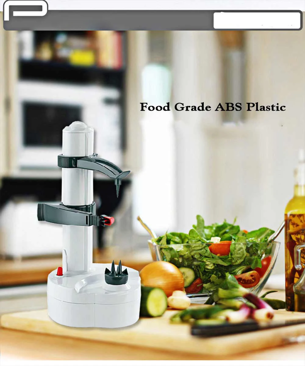 P03 Electric Peeler for Potato Vegetable Fruit Kitchen Tool with Two Spare Blades
