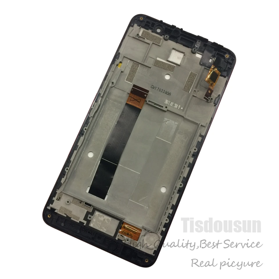 For Alcatel A3 XL LCD Assembly with frame bw 180+205 (1)