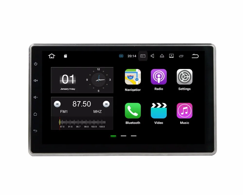 Quad Core 2 din 10 1 Universal Android 7 1 font b Car b font Radio