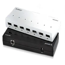 H727RK-U3-BK ABS 7 портов 3,0 с адаптером питания 12 В-штепсельная вилка US/EU/AU/UK, поддержка nemo и tems тестовое устройство