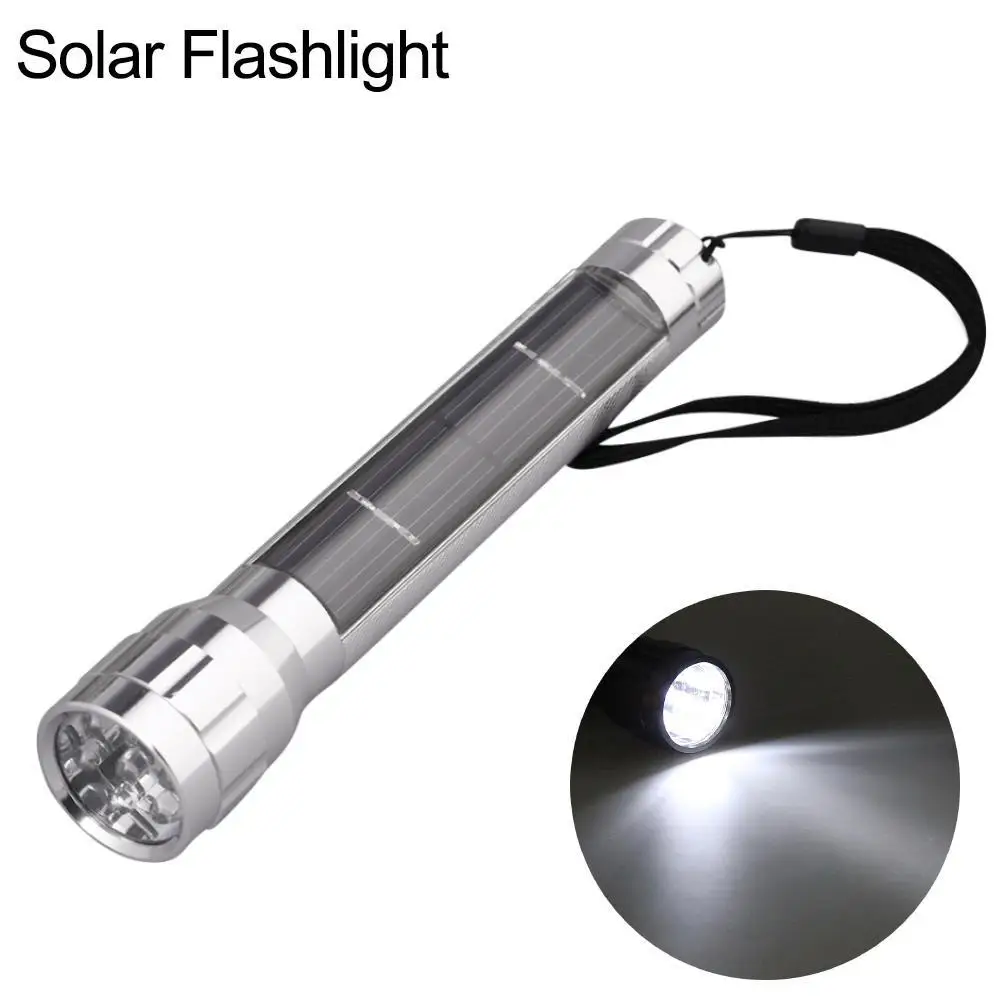 Solar Torch Outdoor Multifunctional Light 7 Led energy saving solar flashlight lanterna light