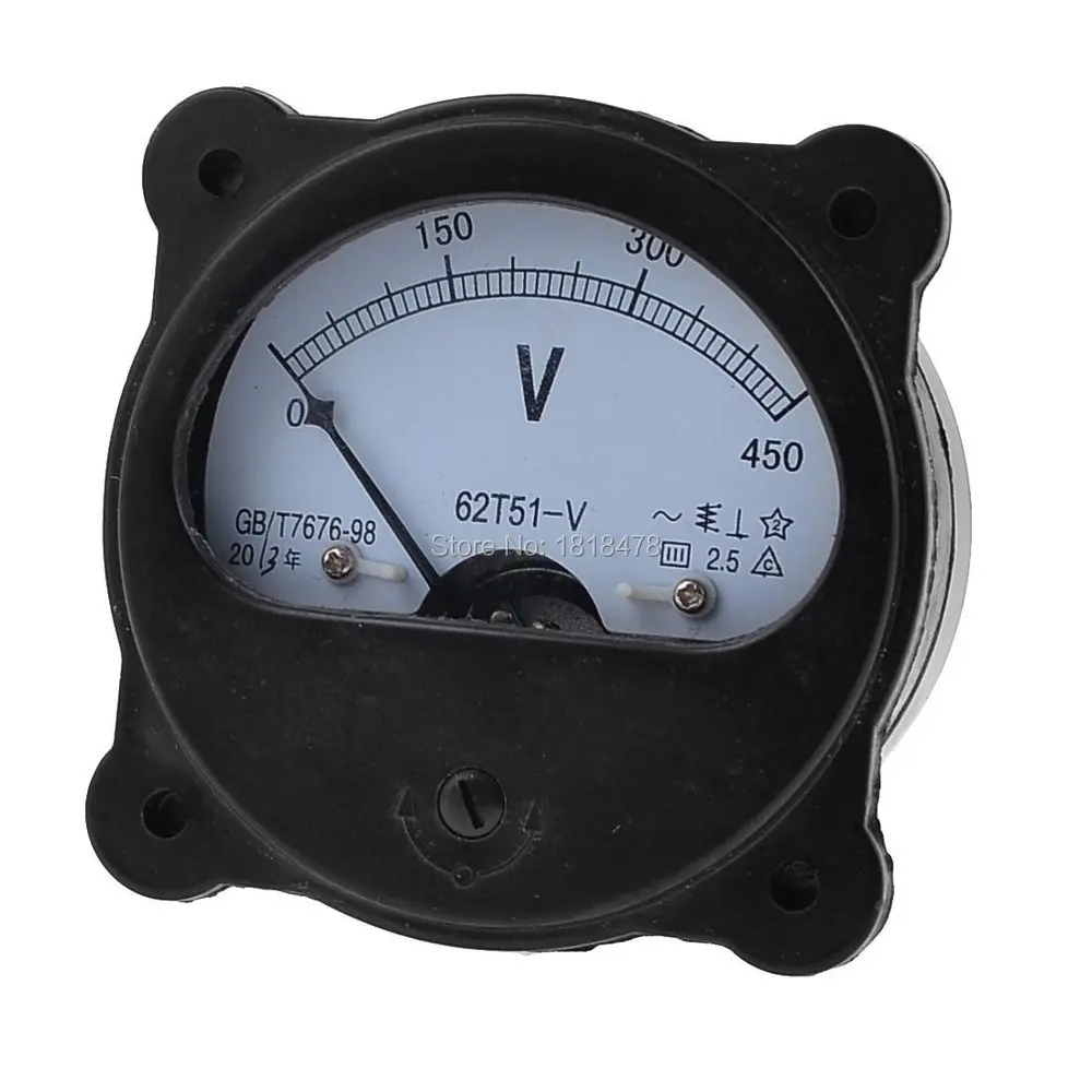 Baomain Analog Dial Panel Meter Voltmeter Gauge SO-45 AC 0-300V