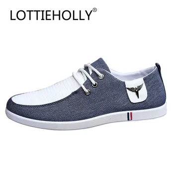 

LOTTIEHOLLY Brand Fashion Casual Shoes Male Lace-up Flats Sneakers Footwear Men New Spring Autumn Comfortable Shoes #MS1984