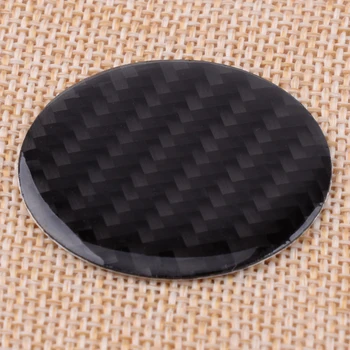 

CITALL Car Auto Carbon Fiber Central Control Knob Cover Sticker Fit for Jeep Grand Cherokee 2014 2015 2016 2017 2018