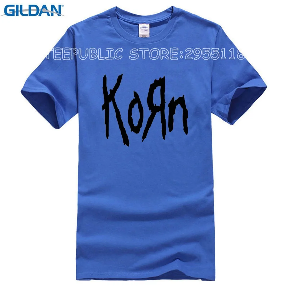 New mens t shirts fashion 2017 Korn Metal Rock band Logo Graphic T Shirt Cotton O Neck short sleeve Tee Shirt hip hop Size-jpg7jpg7jpg7jpg7
