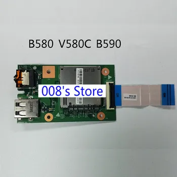 

New LA58 Card Reader Board with Cable For Lenovo B580 B590 V580 Audio Sound USB Card 90000572 48.4TE03.011 55.4XH04.001