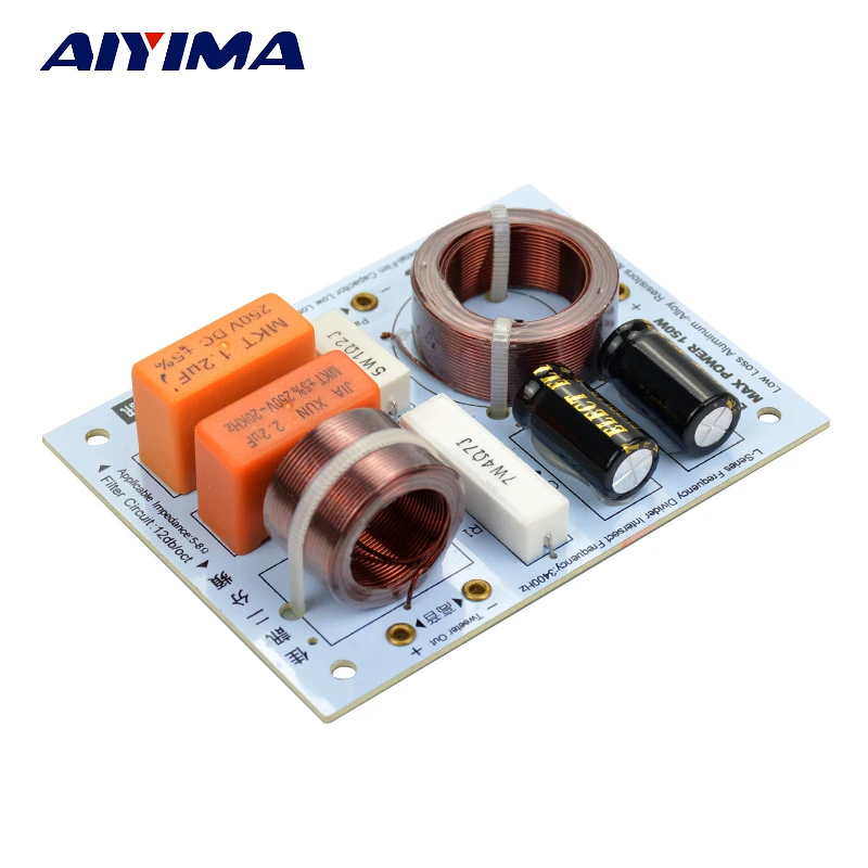 Divisor de Freqüência Kasun Unidade Hi-fi Alto-falante Filtros Crossover 2 Pcs L-280c Way