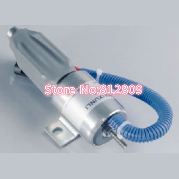 Топлива клапан для остановки работы двигателя части 332-j5060 соленоидный двигатель стоп