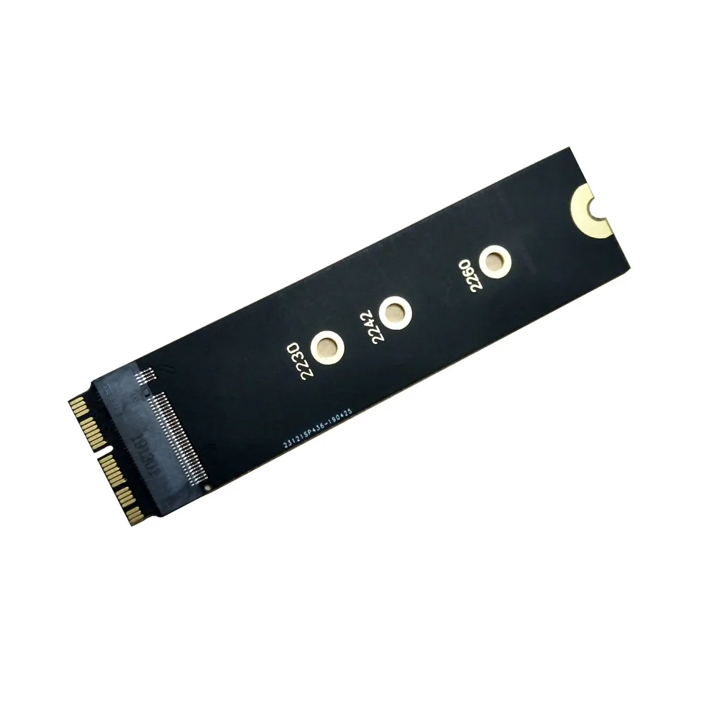 M.2 SSD адаптер карта NVMe PCIe M.2 NGFF на SSD для Macbook Air Pro 2013 A1465 A1398 SSD 2280 PCIE x4 для ноутбука Apple