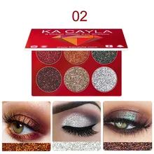 KA CAYLA Eye shadow Makeup Eyeshadow Palette Cosmetic Set Eye Shadow 6 Colors Makeup Palleter Smoky Eye Shadow 5.2 DJL KA CAYLA Eye shadow Makeup Eyeshadow Palette Cosmetic Set Eye Shadow 6 Colors Makeup Palleter Smoky Eye Shadow 5.2 DJL