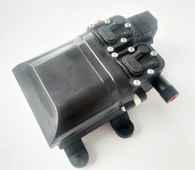

12V100W dual nuclear power double pump high pressure spray pump 120W intelligent car wash pump overpressure shutdown