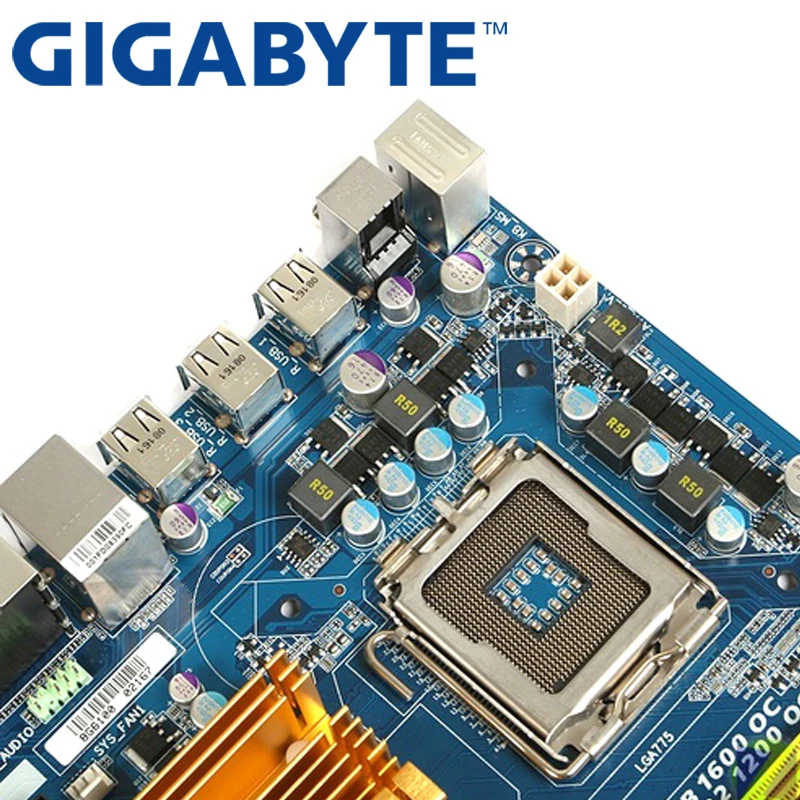 GIGABYTE GA EP43 DS3L настольная материнская плата P43 Socket LGA 775 для Core 2 Pentium D DDR2 16G ATX
