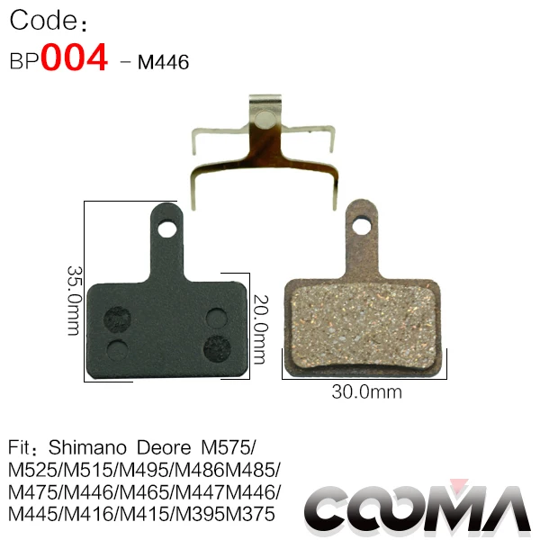 4 пары велосипедных тормозных колодок для SRAM Avid SHIMANO Magura Hayes Formula и других брендов