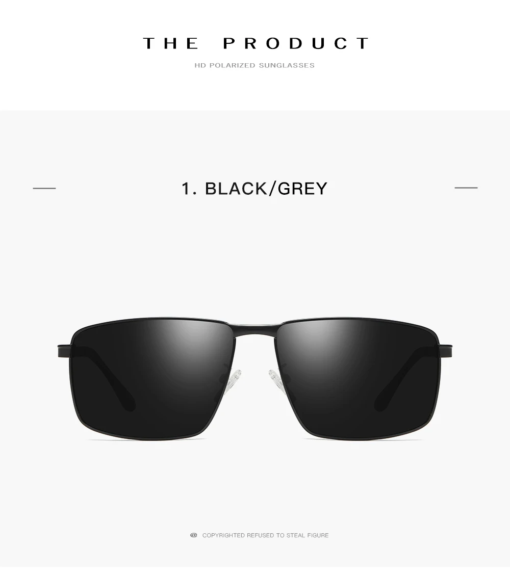 DEARMILIU 2019 дизайн Для Мужчин Поляризованные женские очки для вождения синий зеркало квадратных солнцезащитные очки мужские UV400 gafas-де-сол