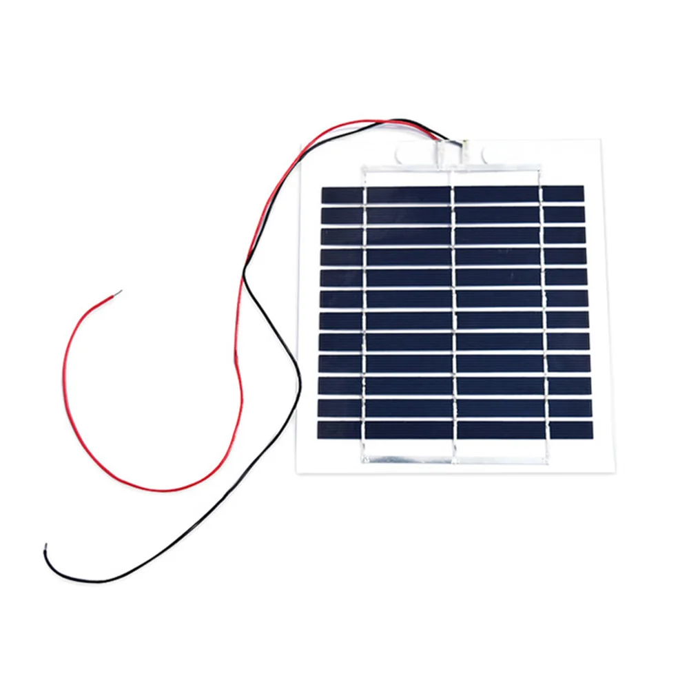 

BOGUANG Solar panel poly cell flexible transparency pet 6V 3W 500m for charger use diy kits toys portable light thin type led