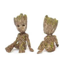 1Pcs Guardians Of The Galaxy 2 Tree Man Baby Sitting Collectible Toy Cartoon Mini Model Action Figure Doll Toys Funny Collection