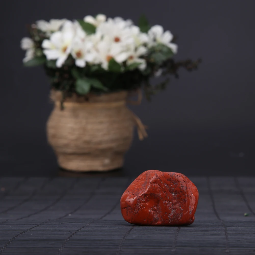 100 г 4-6 см Натуральная красная яшма изготовление каменных ювелирных изделий DIY браслет ожерелье украшение дома