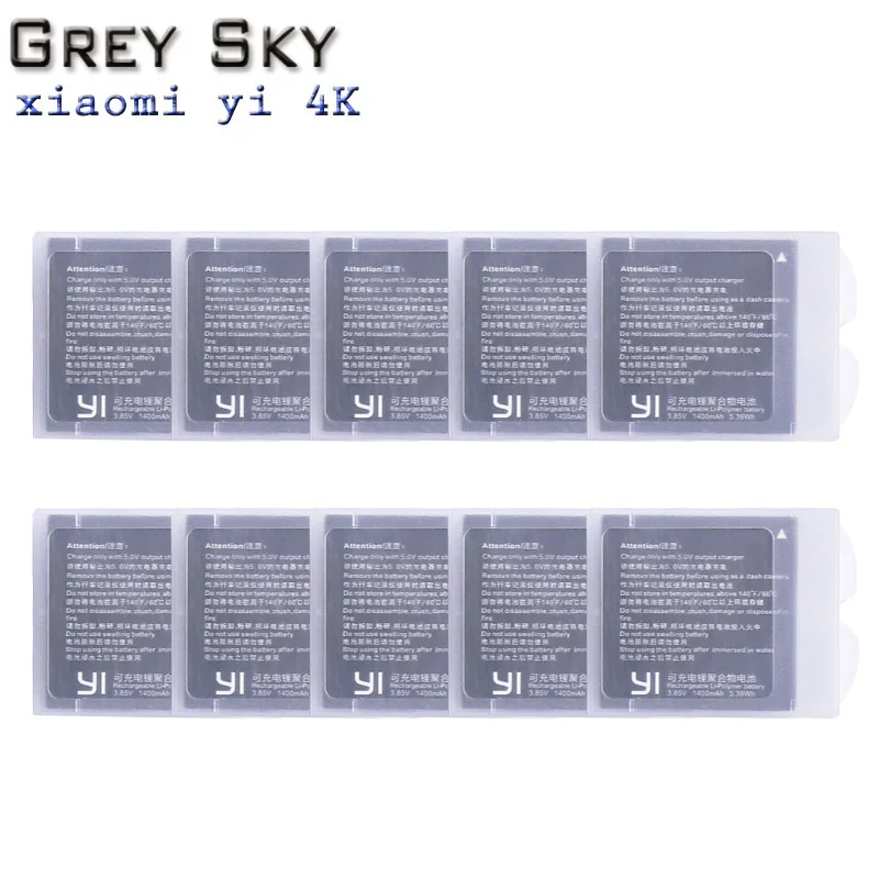 

1400mah Original For Xiaomi YI lite / YI 2 / 4Kplus 4k+ AZ16-1 360 VR Battery Xiao yi 4k Action Camera