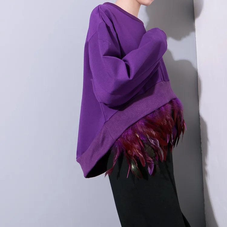 Женский съемный кокон с перьями модный стильный Фотофон|feather hoodie|fashion hoodiehoodie fashion |
