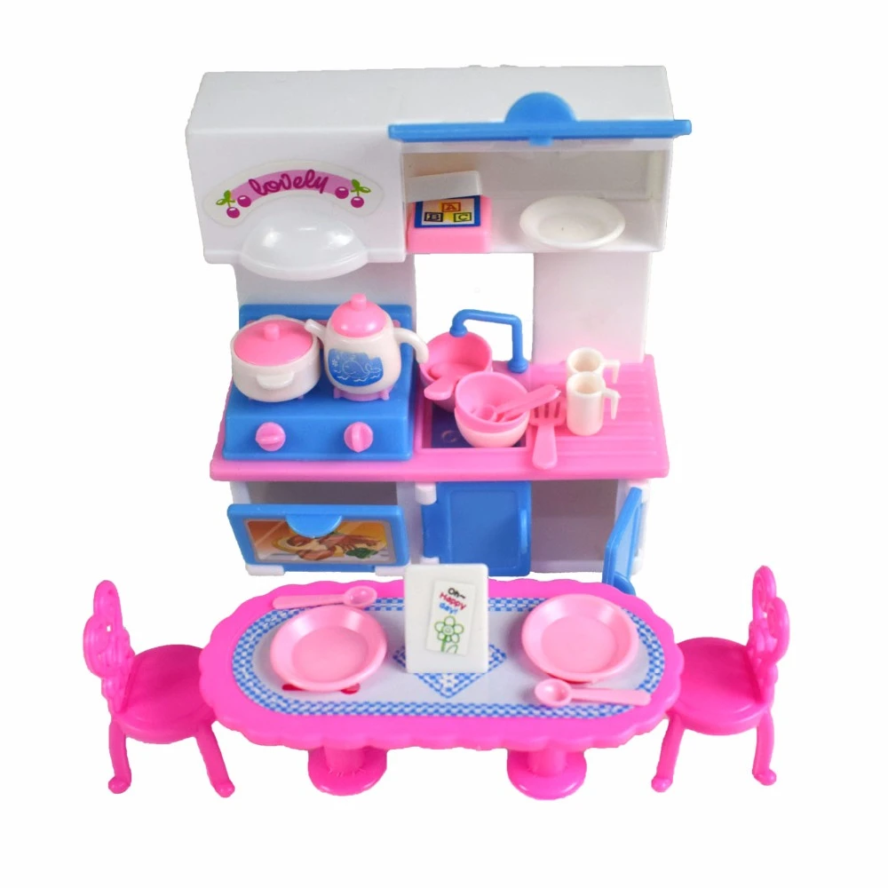 Küche Geschirr Puppe Zubehör für Puppen Mädchen Baby Haus Toy ZP 