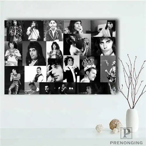 Изготовленный На Заказ queen band (2) @ Печатный постер тканевый настенное искусство