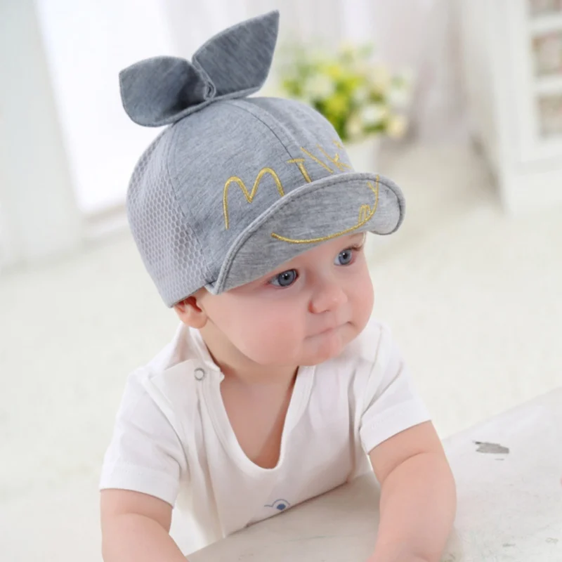 

Kids Cap Newborn Toddler Baby Girl Boy Snapback Baseball Cap Cute Little Ear Hat