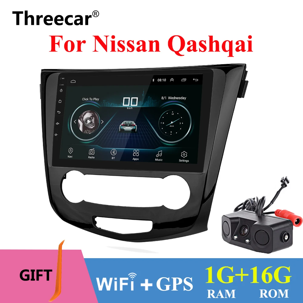 

2 Din Car Radio DVD GPS Navigation wifi Bluetooth Player For Nissan Qashqai 2014 2015 2016 2017 touch screen Multimedia headunit
