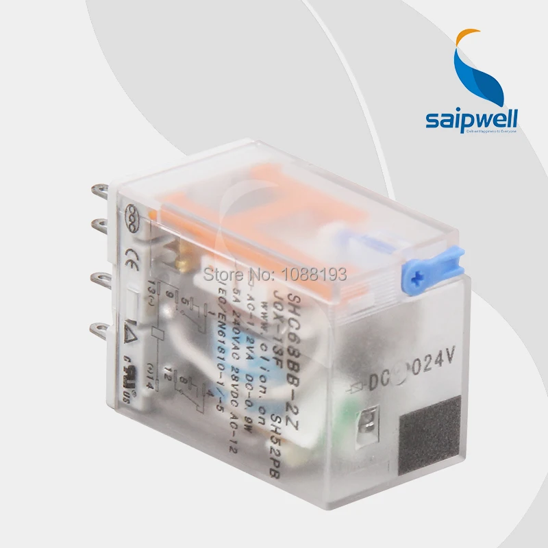 

CE Approved Electromagnetic Relay/ 5A 240VAC/28VDC Power Relay SHC68B-2Z ,32.5*27.5*27.5MM Size