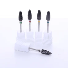 1 шт. черная головка сверла для ногтей машина пилка для ногтей XC C M F XF мульти размер Электрический Пескоструйный Аппарат ногтей расходник дизайн инструмент