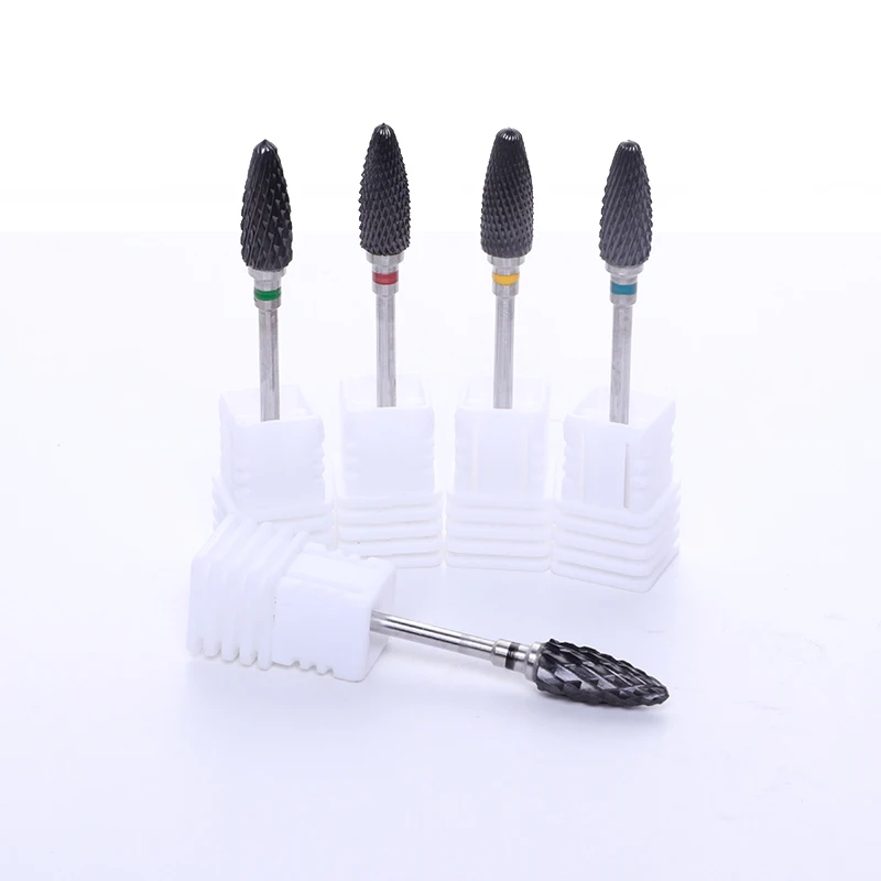 

1 Pc Black Head Nail Drill Bits Machine Nail File Tool XC C M F XF Multi Size Electric Sander Nail Art Replacement Tool