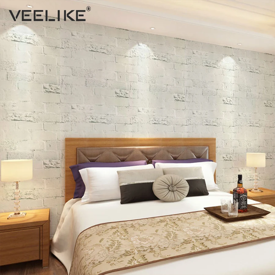 PVC Brick Self Adhesive Wallpaper for Bedroom Wall Decor Living Room Home Decoration Wall Decals Bathroom Kitchen Wall Stickers