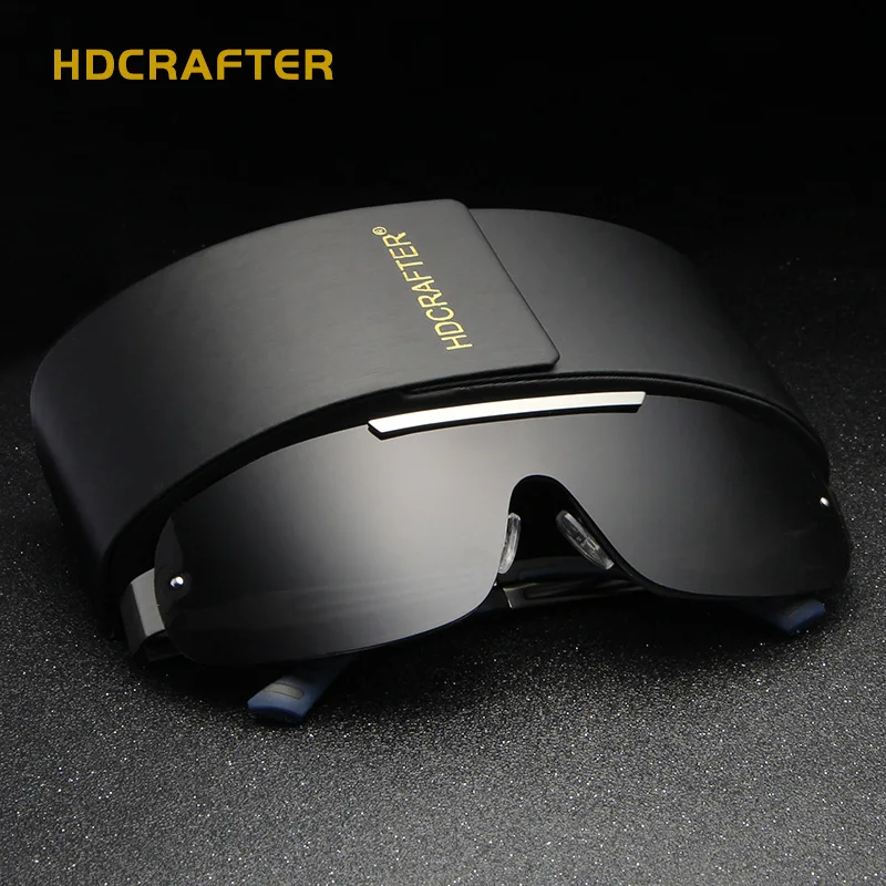Очки солнцезащитные HDCRAFTER Мужские поляризационные винтажные брендовые