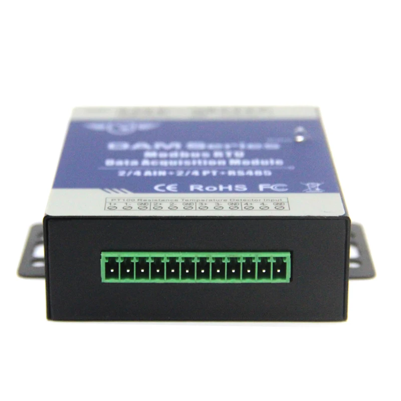 Remote Data Acquisition Module 4 Analog Input for Three Phase Electricity Monitoring with ESD Protection DAM116