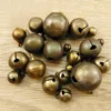 50pcs/lot Antique Bronze 6mm 8mm 10mm 12mm Jingle Small Bells Charms Beads Fit Christmas Decoration Crafts Metal Bells Jewelry ► Photo 1/4