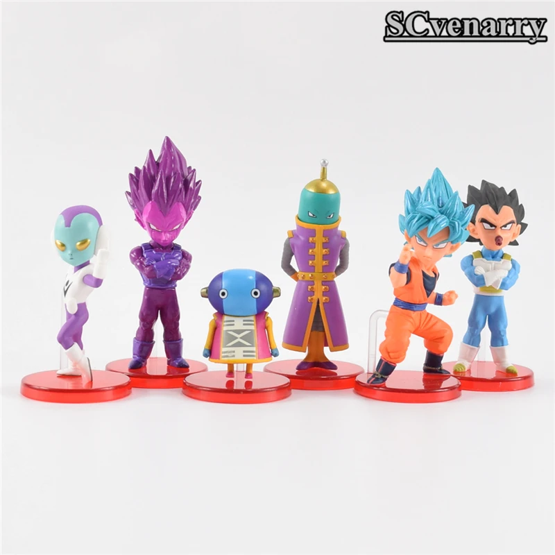 35 шт./компл. WCF Супер Saiyan игрушка для куклы Фриза Бог супер Гоку Вегета Кале сон
