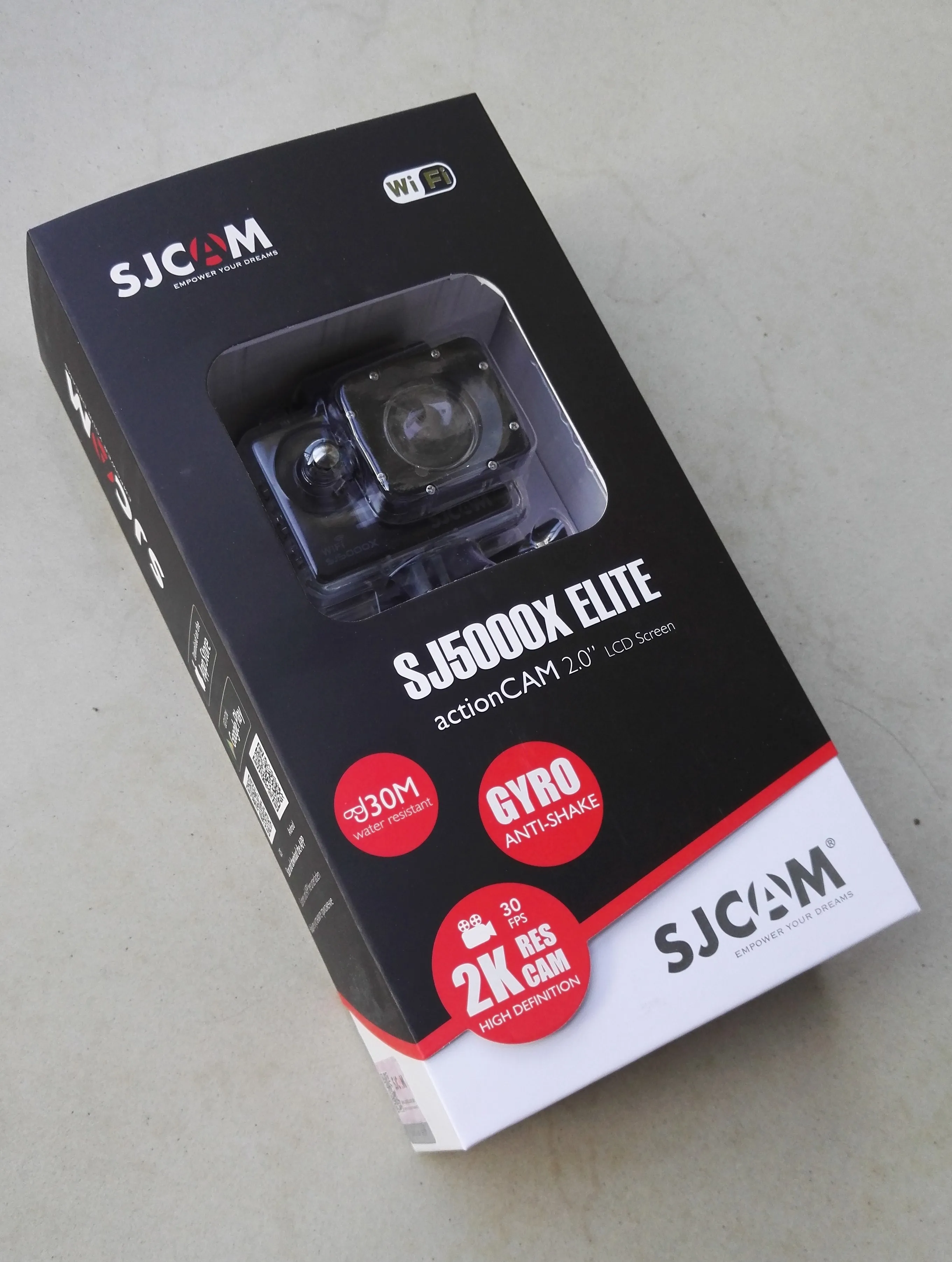 SJCAM SJ5000X Elite WiFi 4K 24fps 2K30fps Gyro Sports DV 2,0 lcd NTK96660 Дайвинг 30m Водонепроницаемая Экшн-камера